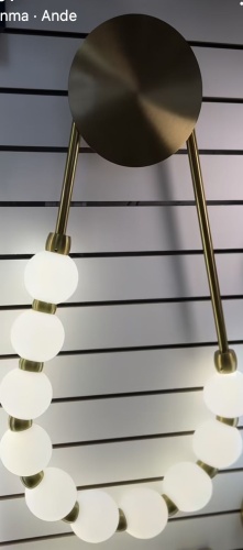 Бра настенный LED, латунь