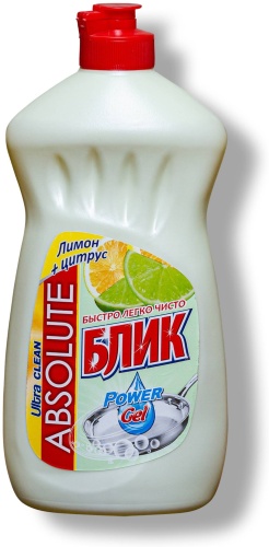 Absolut гель Гель для мытья посуды Лимон + цитрус 0.5 л