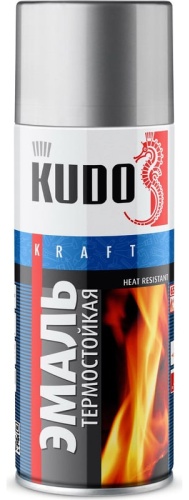 Kudo краска Kraft тон серебристый, 520 мл