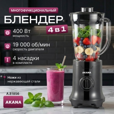 Блендер AKANA A.81856 черный