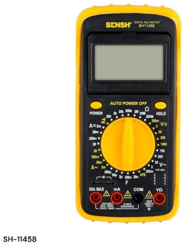 Sensh мультиметр Sh11458, цифровой