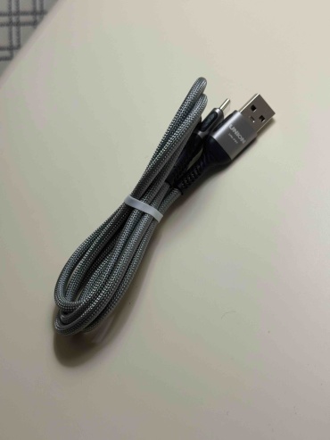 Кабель Union USB TypeC (M), 1 м, серый