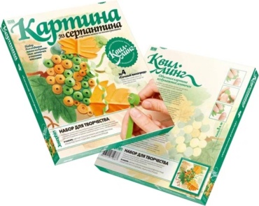 Картина из серпантина фантазер