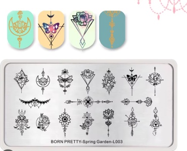 BORN PRETTY пластины Пластина для стемпинга