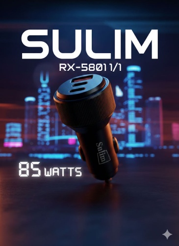 Sulim RX -5801 Оригинал USB Type-C, USB 85 Вт черный