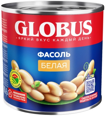 Globus фасоль белая 425 мл