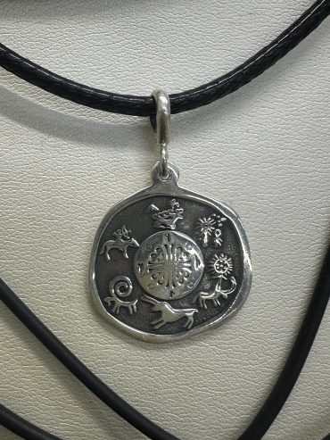 Подвеска HandMade 145590 вес 4 г серебро, без вставок