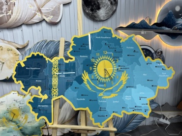 Часы электронные 1234567, дерево, МДФ