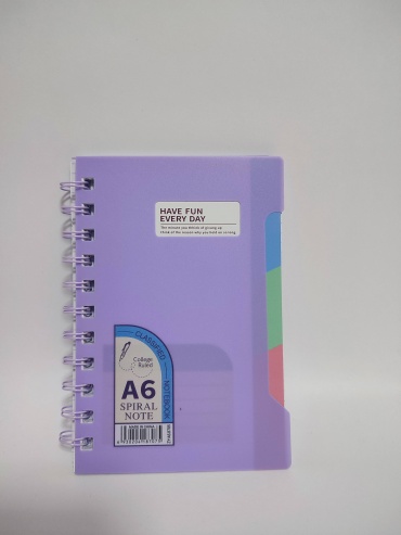 Блокнот Have fun every day ( в остатке 1 шт), A6, 75 л, фиолетовый