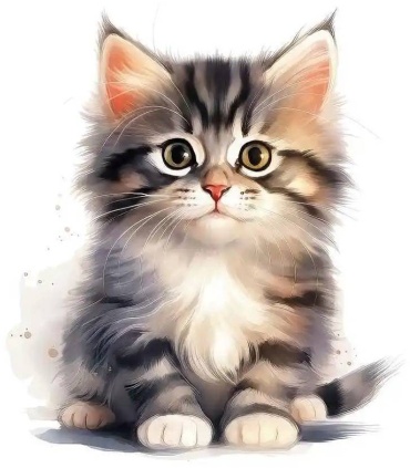 Наклейки Лист Котенок YTH0573-02 1