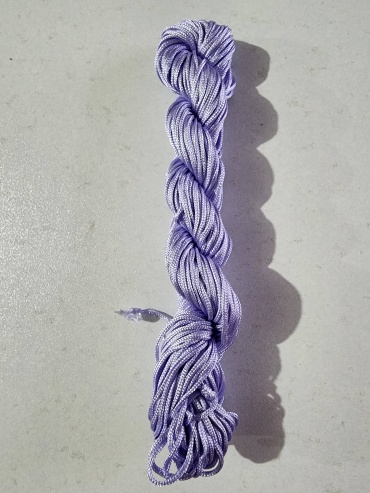 Macrame шнур для браслетов сиреневый