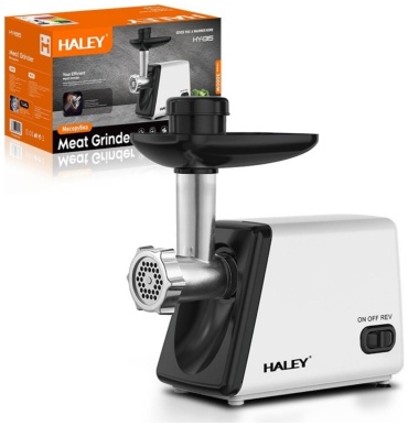 Мясорубка Haley HY-1315 черный, серый