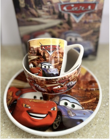 Сервиз на 1 персону , предметов: 3, детский, керамика