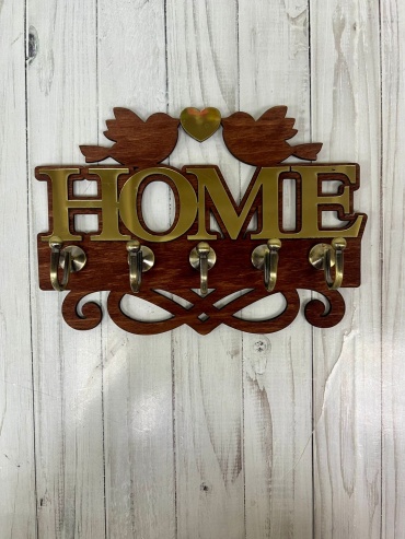 HOME, дерево, пластик