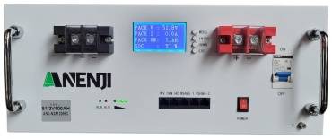 Аккумулятор ANENJI ANL-100AH-PJ LiFeP04, до 6000 циклов