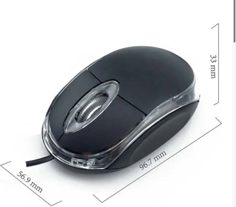 Мышь Optical Mouse черный