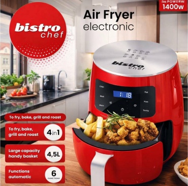 Гриль Bistro Chef красный