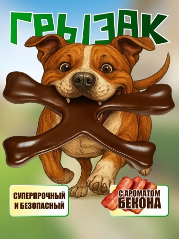 Игрушка Косточка 279079522 бежевый