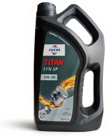 Моторное масло Полусинтетическое FUCHS TITAN SYN SP 5W-40 4 л