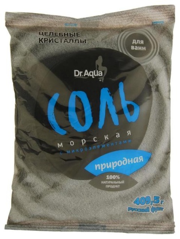 Dr. Aqua Соль морская природная морская соль 50 г