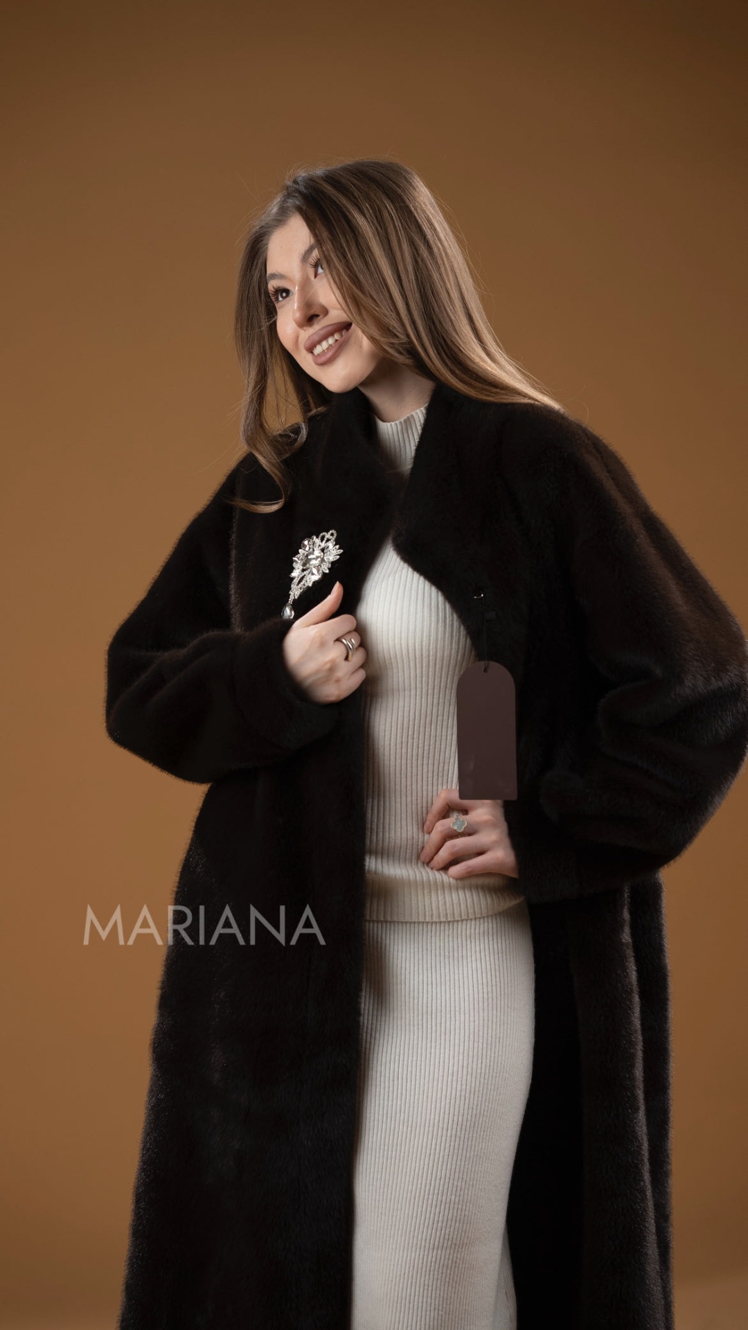 Шуба MARIANA коричневый