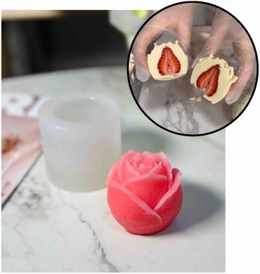 Молд LeMonique Lm mold «Роза» пищевой силикон