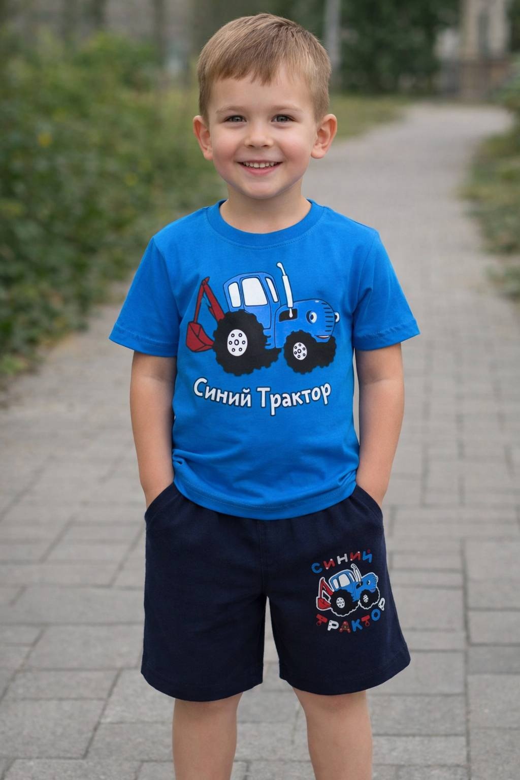голубой, темно-синий