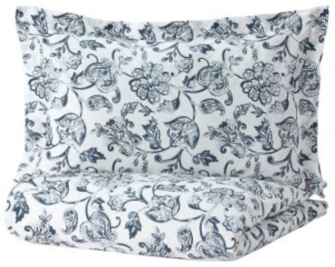 Пододеяльник двуспальный Classic Blue 200х200 синий, белый, темно - синий