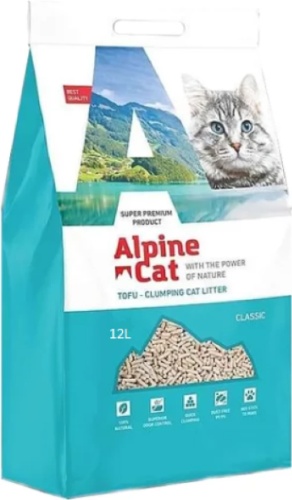 Наполнитель Alpine Cat тофу классик комкующийся 12 л