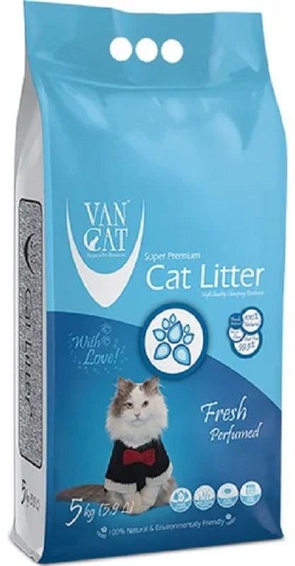 Наполнитель Van Cat Fresh Perfumed комкующийся 10 кг