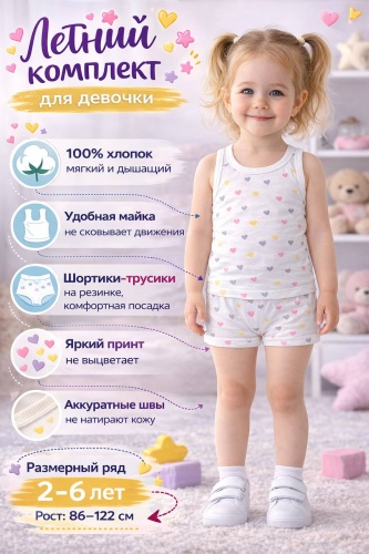 Пижама белый