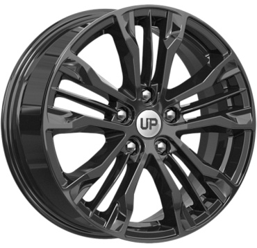 UP Up106 7x17/5x114.3 D67.1 ET45 4 диска черный