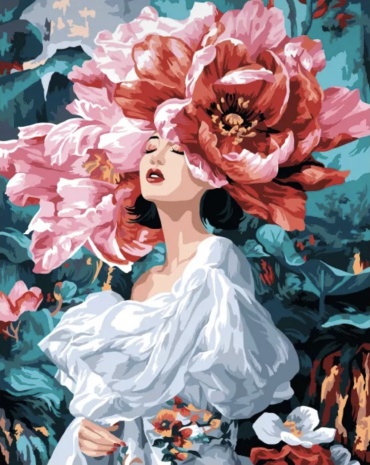 Paint Нежное цветение холст на подрамнике 50x40 см