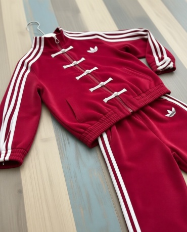 Спортивный костюм бордовый