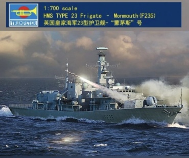 Модель Британский фрегат, HMS Type 23, Monmouth F235