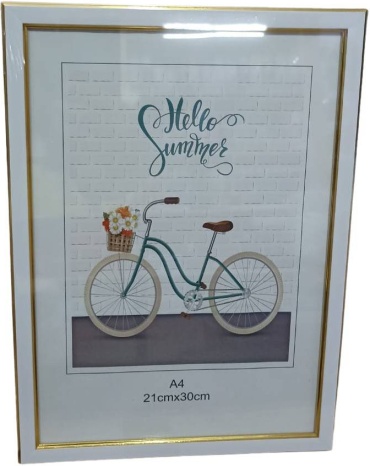 Hello summer 21x30 см белый, золотистый