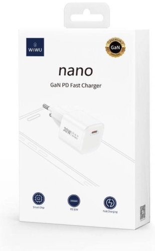 Зарядное устройство WIWU U006 USB Type-C белый
