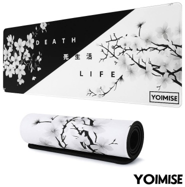 Коврик для мыши YOIMISE Death Life 900x400x3 мм черный