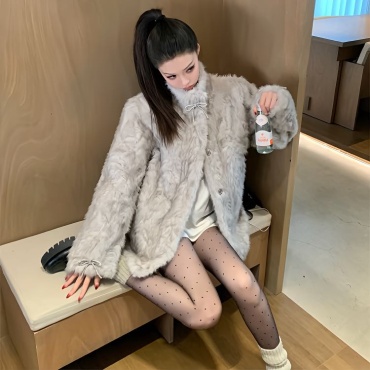 Шуба HARU серый