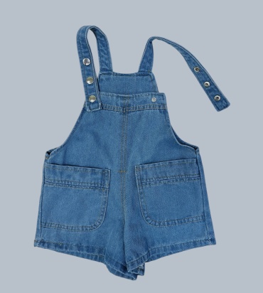 Джинсовый комбинезон голубой