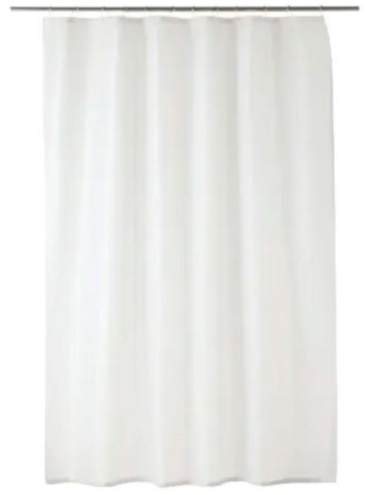 Штора для ванной MR3-580ш 180x200 белый, полиэтилен