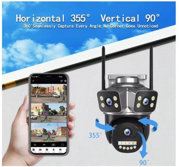 LIDERMAXI камера видеонаблюдения S21 10Mp Icsee, 10MP, расширение 1280x1024