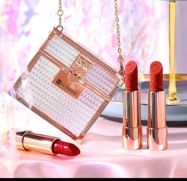 Hompar помада Bright color velvet lipstick