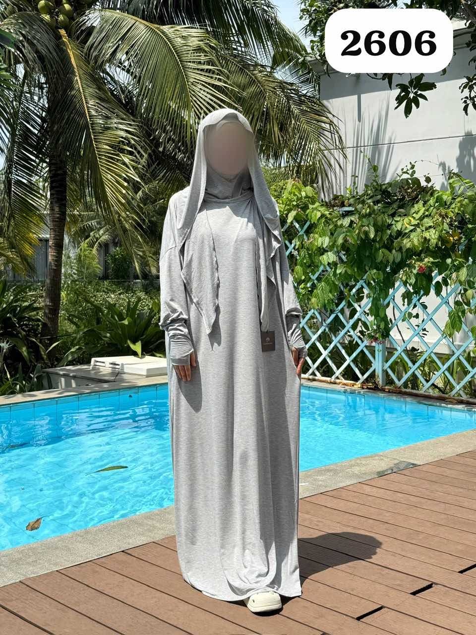 Намазник и абайя серый
