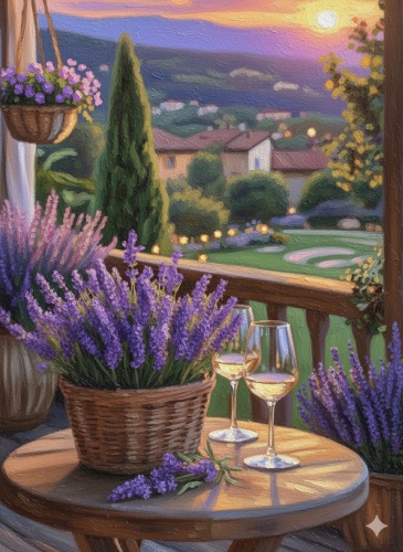 BLESS HOUSE Картина по номерам Прованс, Франция 50*40