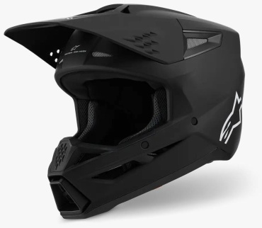 Alpinestars SM3 Solid black matt Helmet черный XS