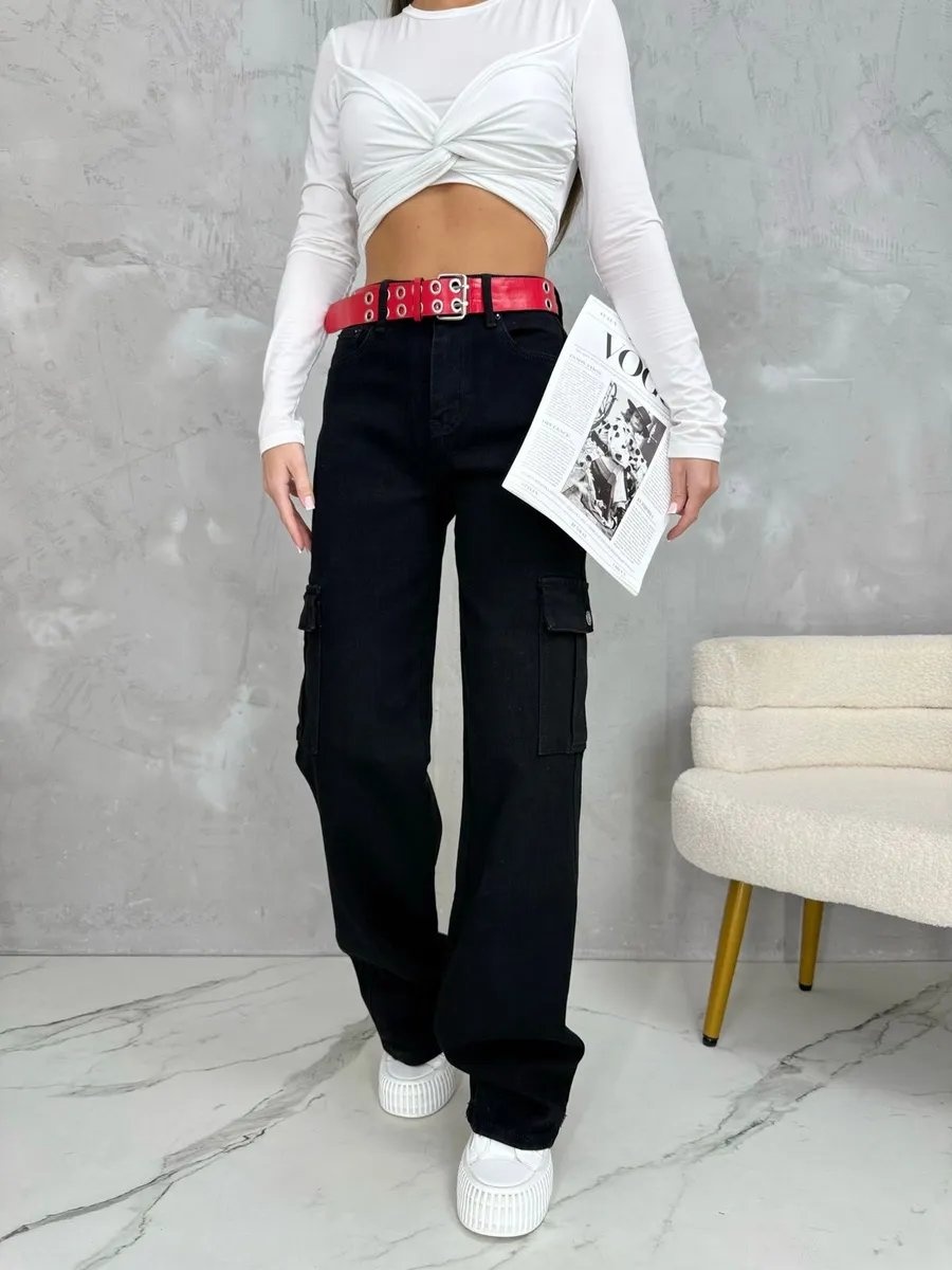 Джинсы карго FASHIOP SHOP-T&amp;L черный