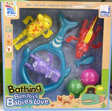 Набор Bath toys 015193290 пластик мультиколор