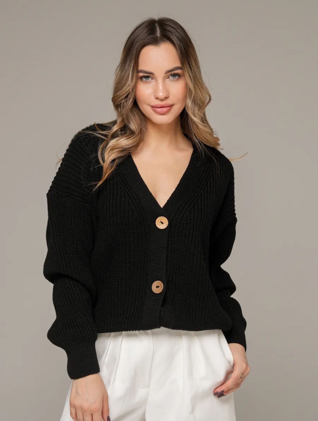 Кардиган TRENDY EIGHT черный