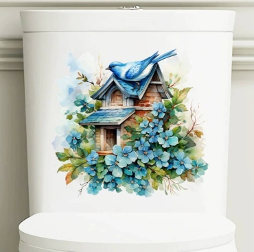 Наклейка интерьерная 30346713_Птица 30x30 см